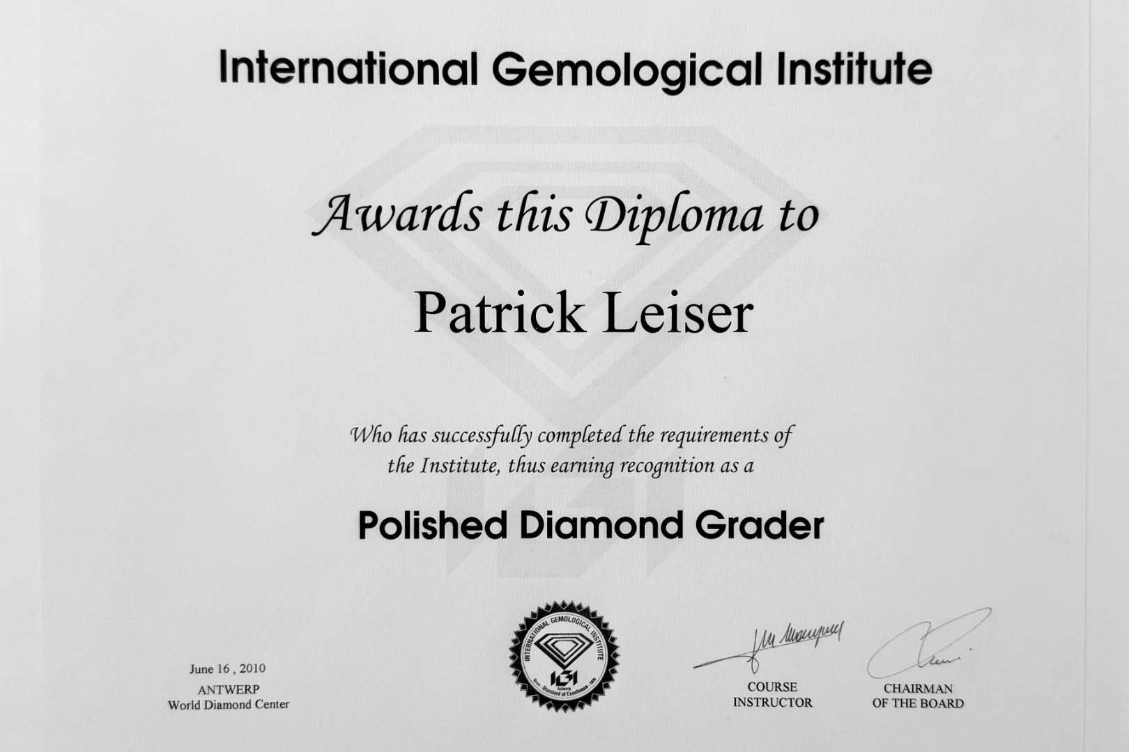 IGI Diploma